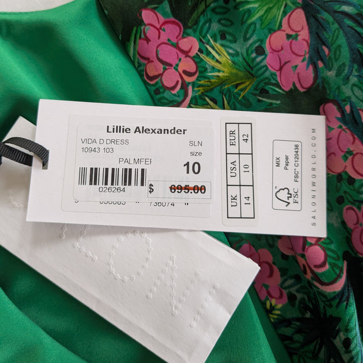 Saloni Vida Maxi Dress Size 10