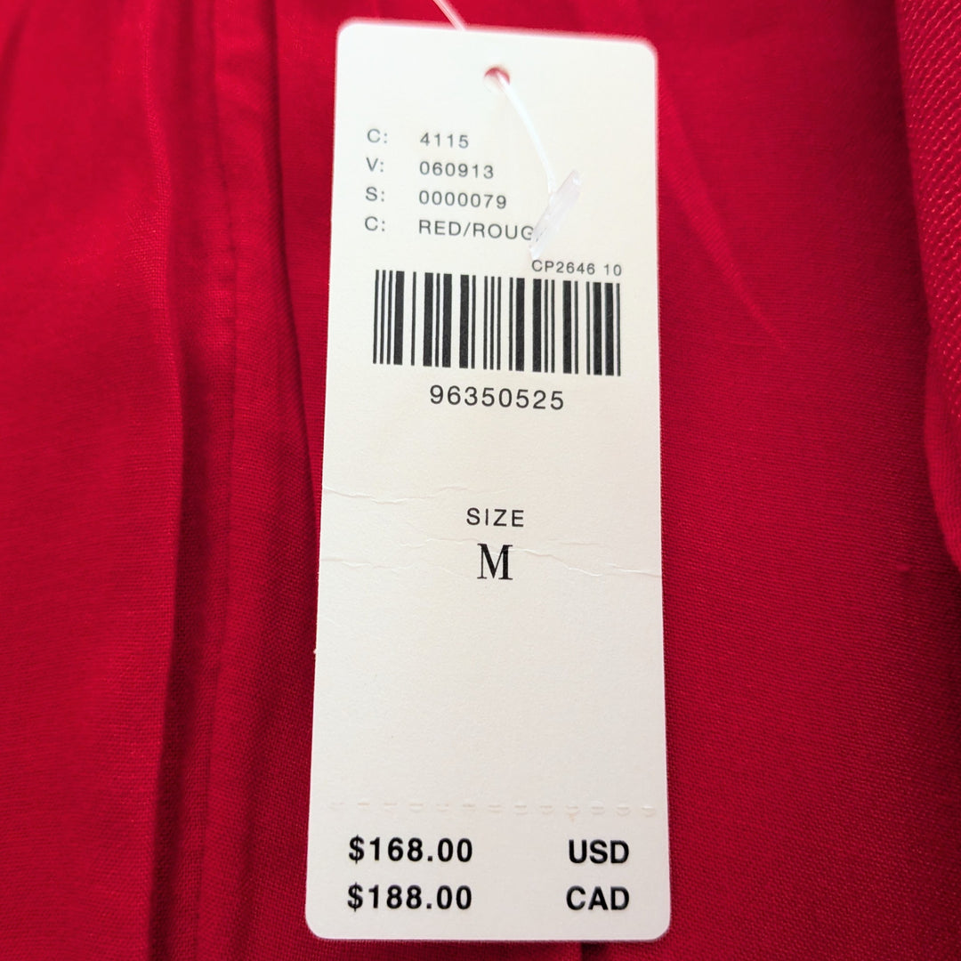 Anthropologie Maeve Scoop Neck Cut Away Blazer Size Medium NWT