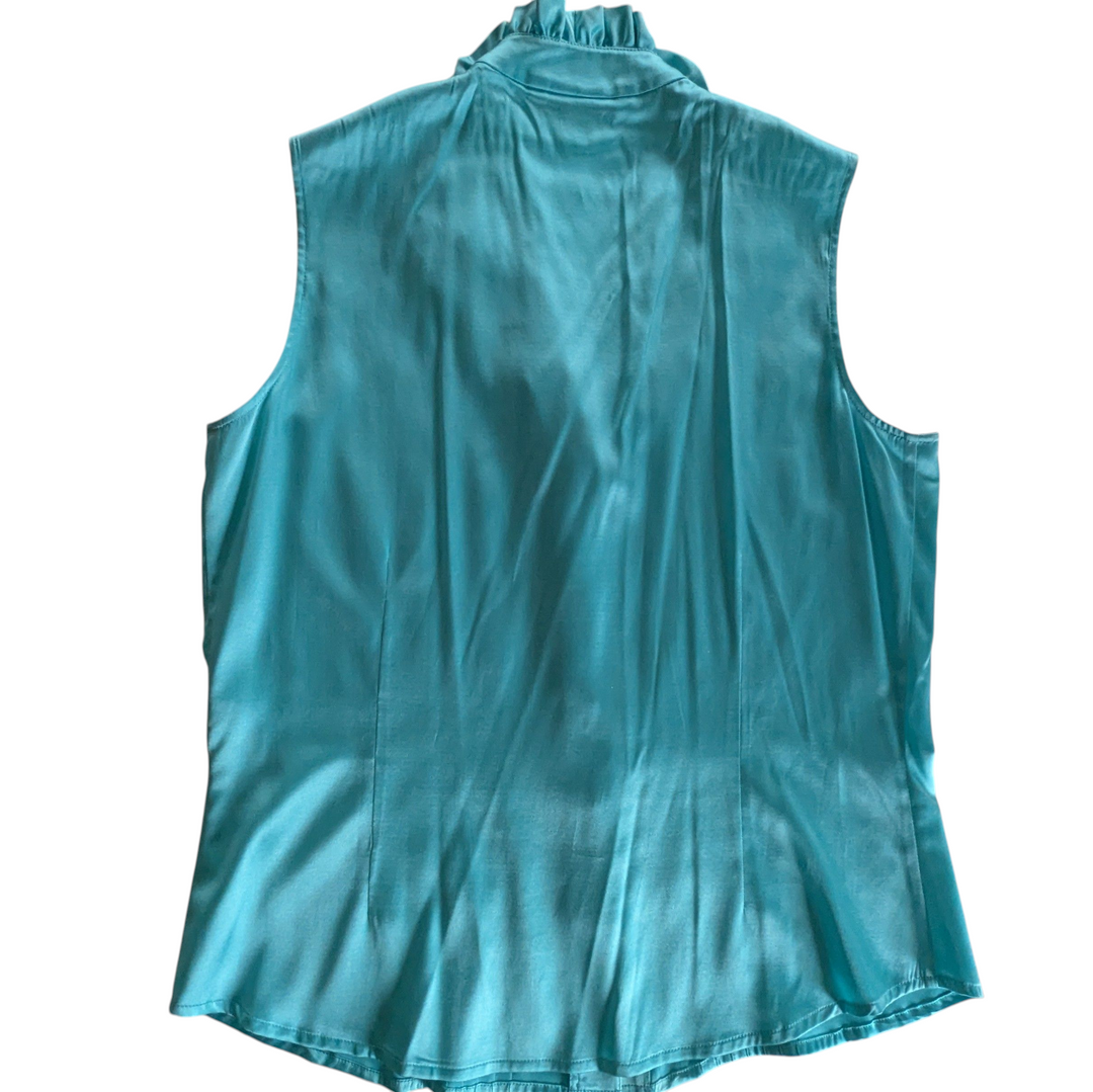 St John Silk Charmeuse Blouse Size 4