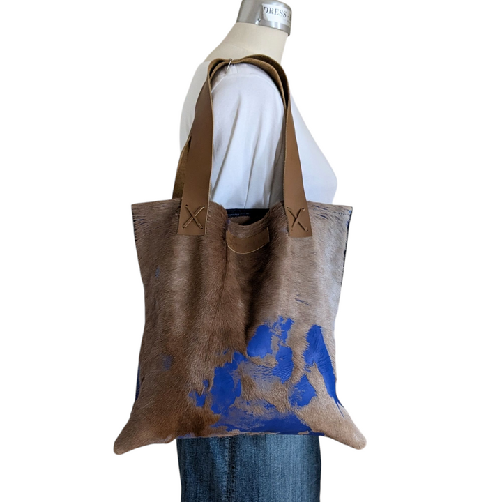 SutiSana Frank Road Cowhide Tote Bag