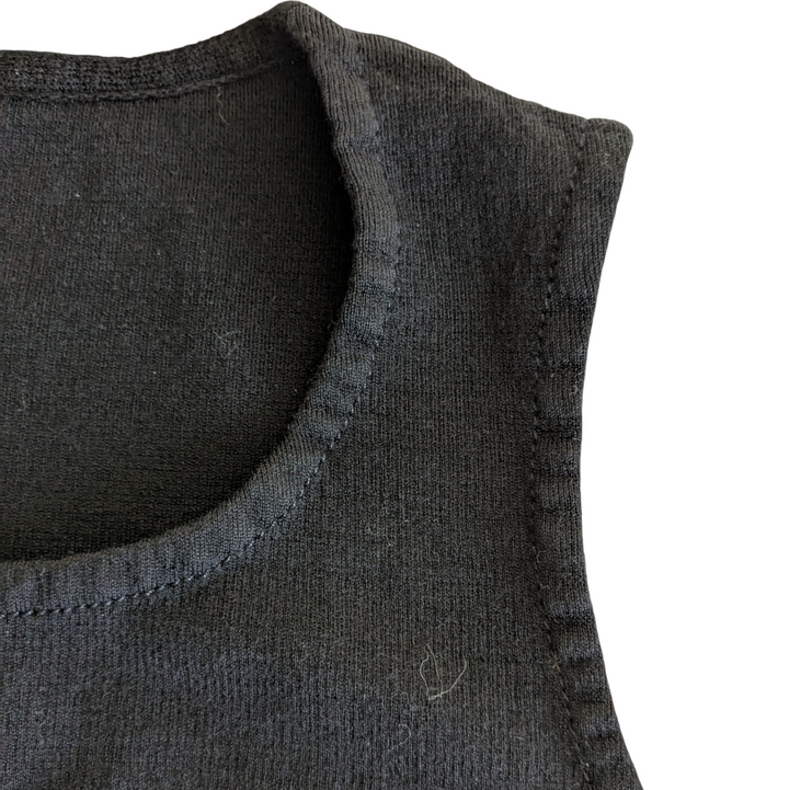 St John Caviar Knit Sheath Dress Size 12