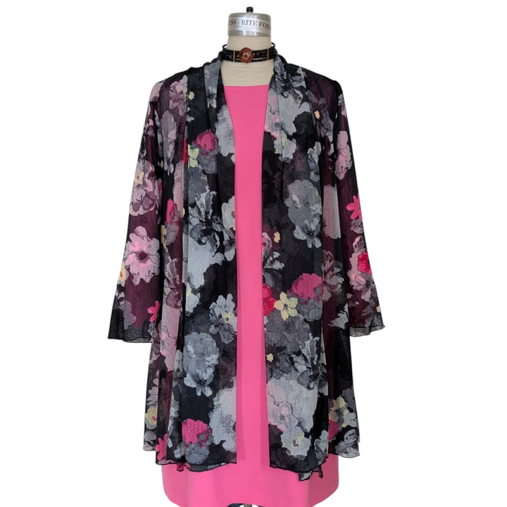 Ali Miles Mesh Open Cardigan Size 3X