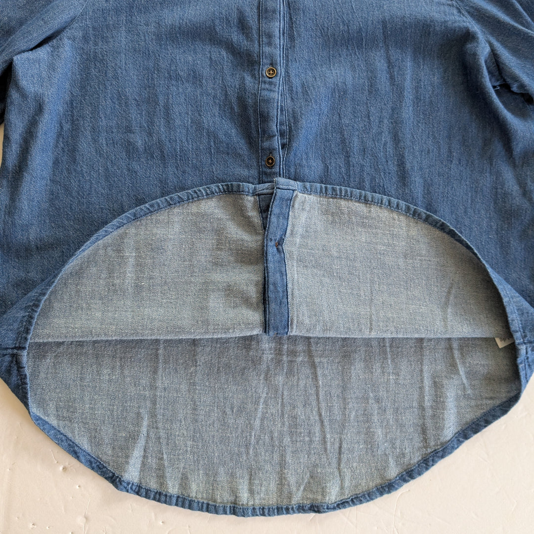 Old Navy Denim Shirt Size Medium Tall