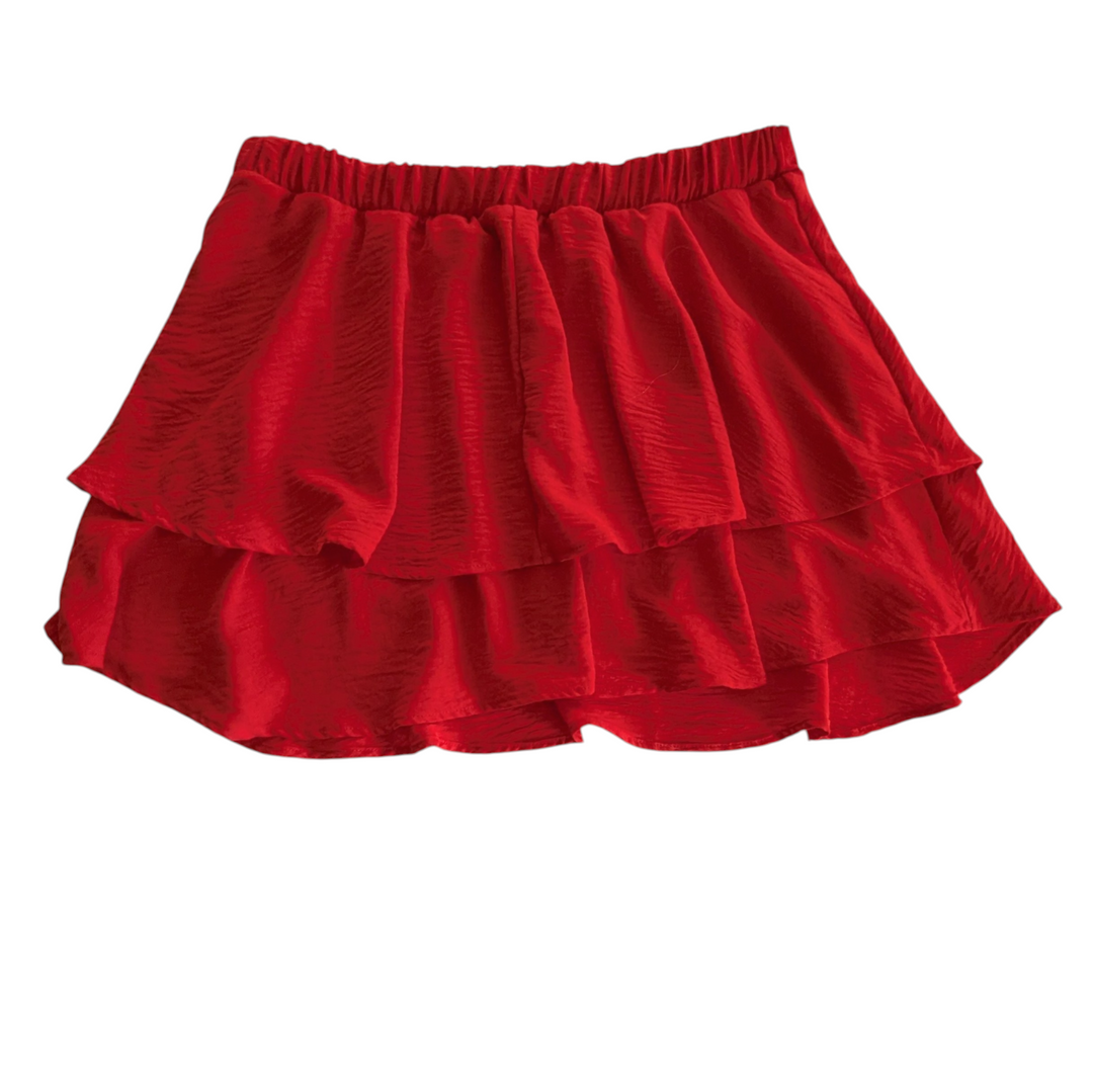 21 Saints Red Mini skirt Size Large