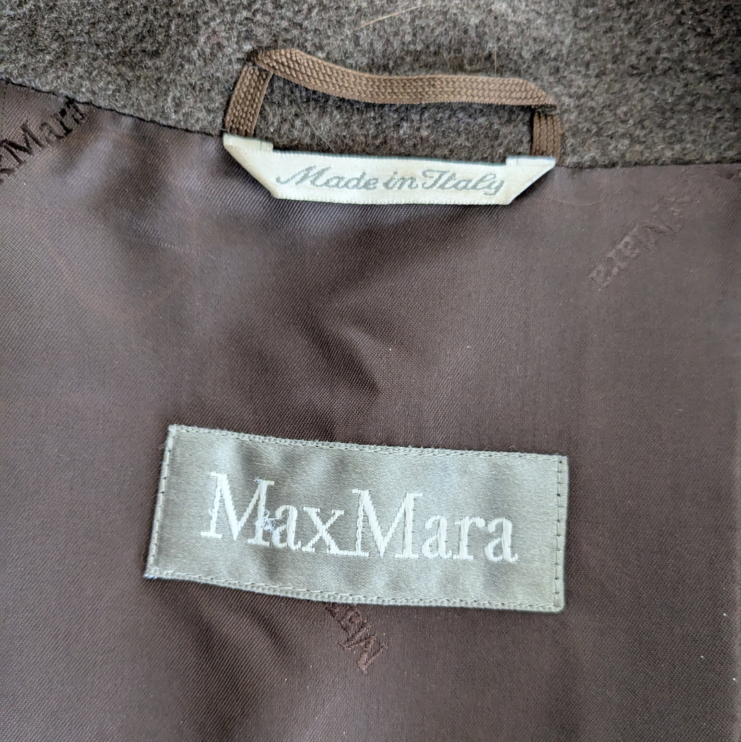 MaxMara Long Wool Coat Size 14