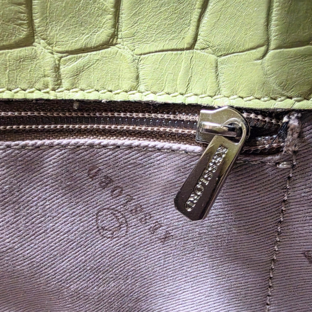 Kesslord Camilia Embossed Leather Satchel