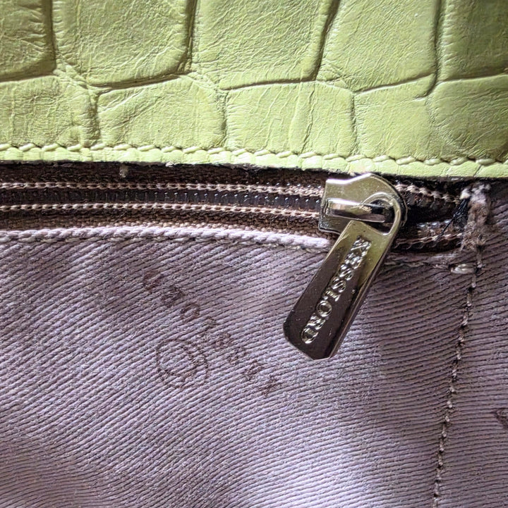 Kesslord Camilia Embossed Leather Satchel