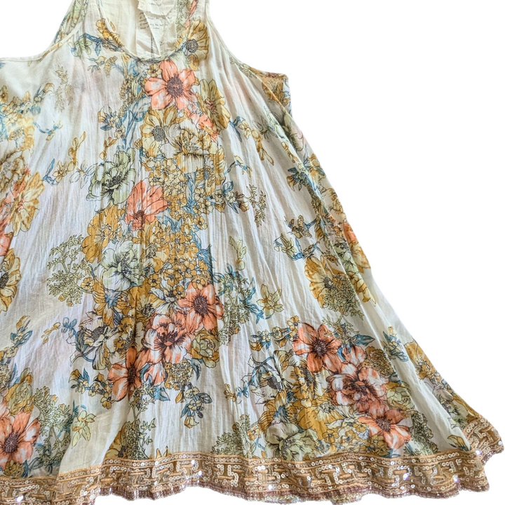 Free People One Sequined Tunic Size Small