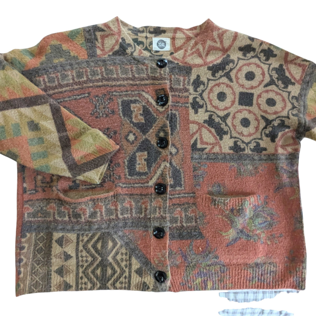 Buykud Print Cardigan Size XL