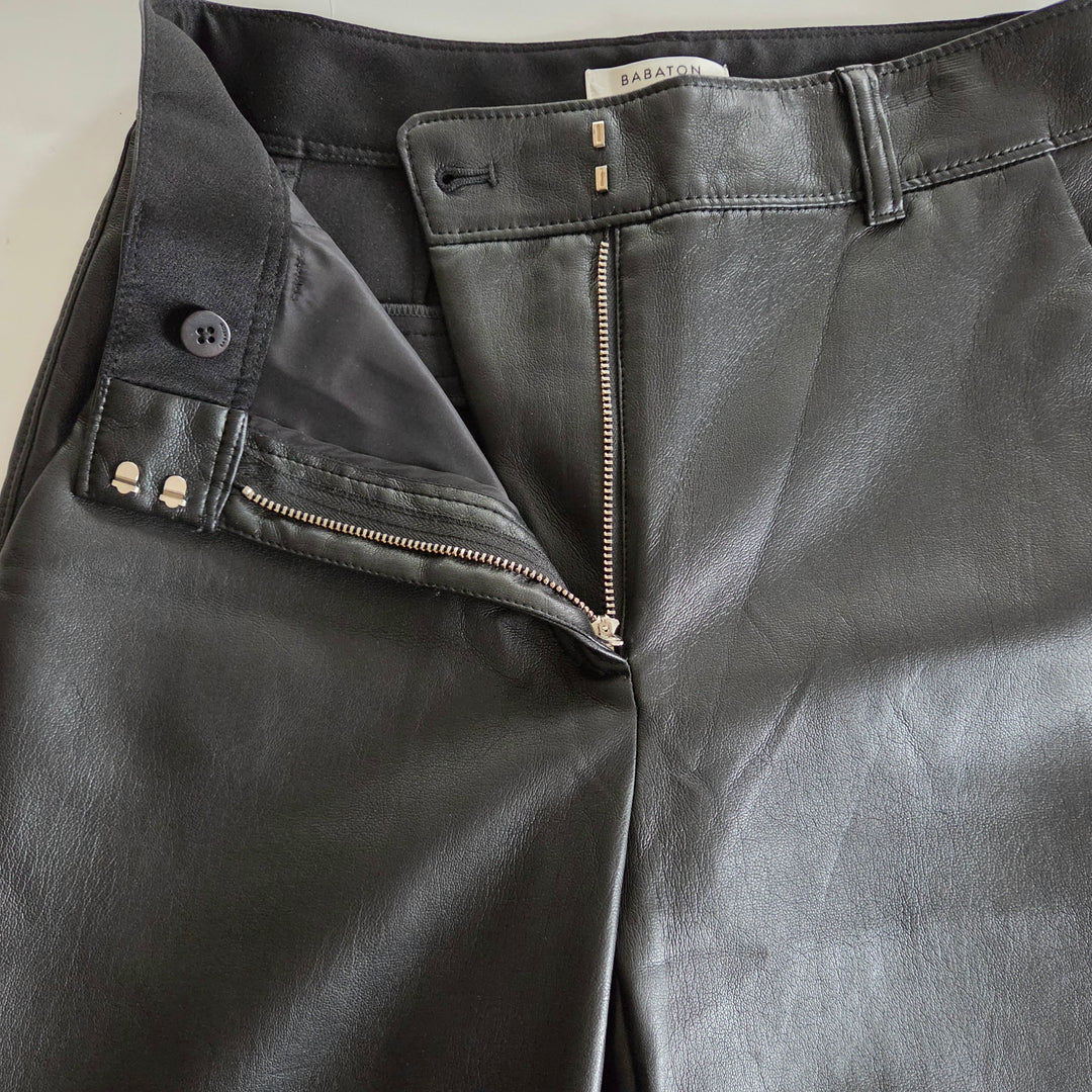 Babaton Faux Leather Pants Size 4