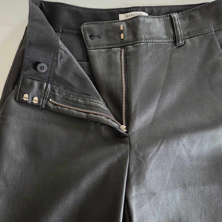 Babaton Faux Leather Pants Size 4