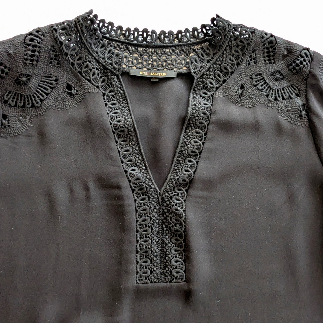Kobi Halperin Jessa Silk Top Size XL