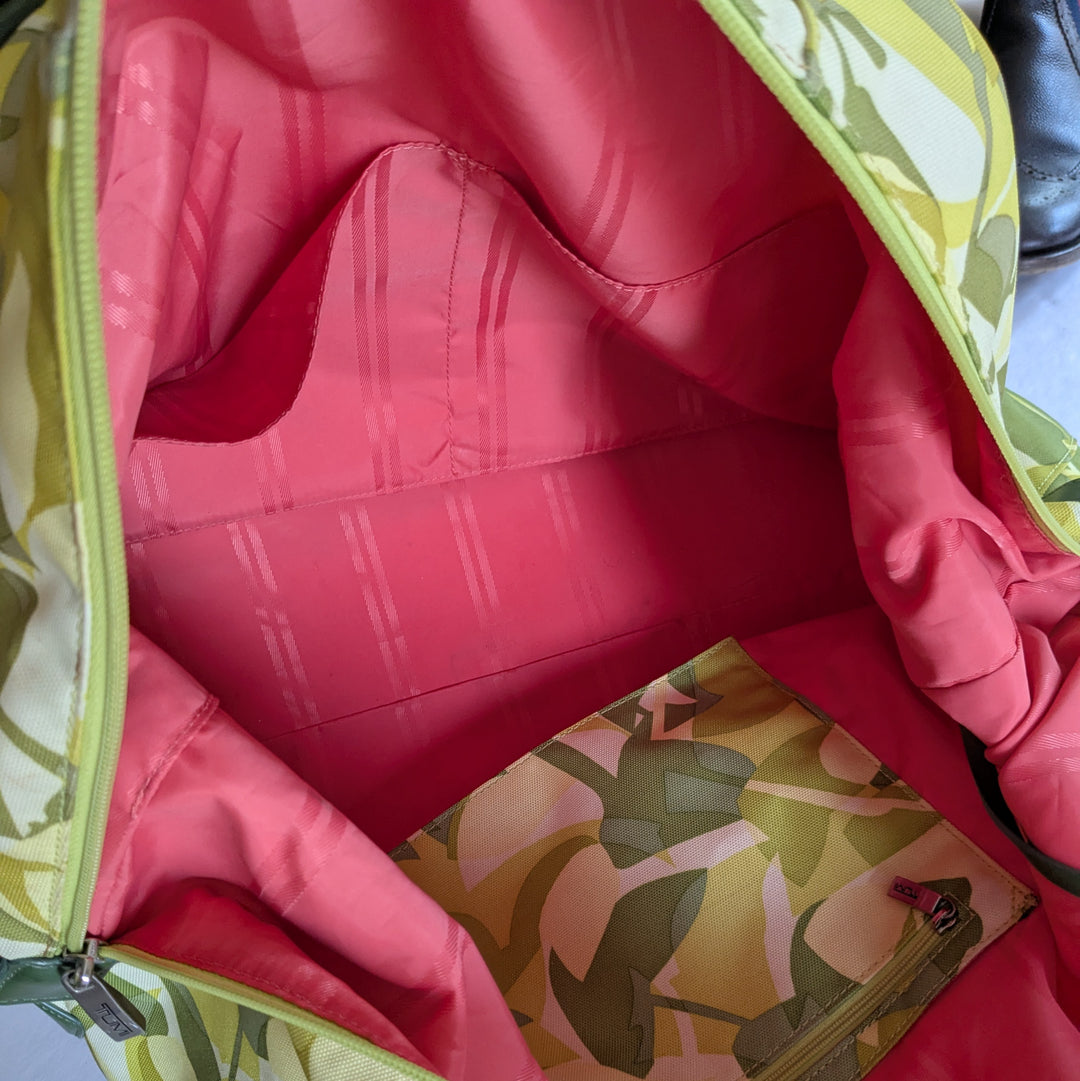 Tumi Canvas and Leather Weekend Bag
