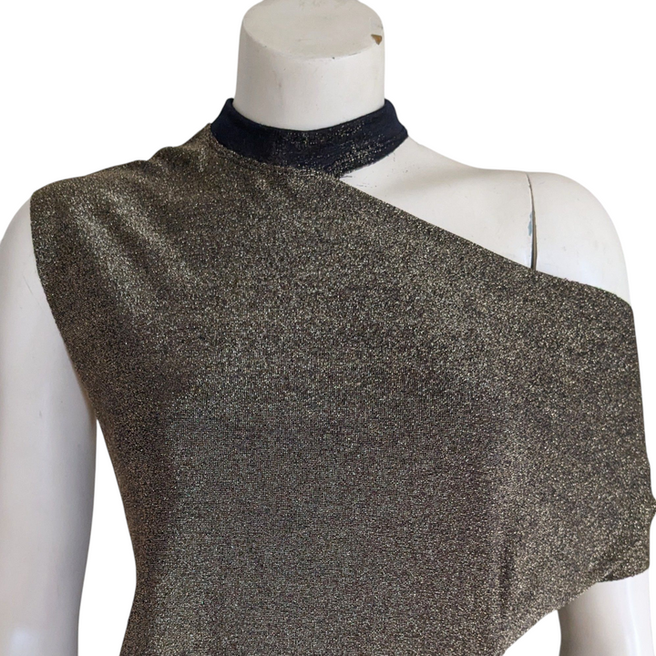 R+A Axel Gold Knit Top Size Medium