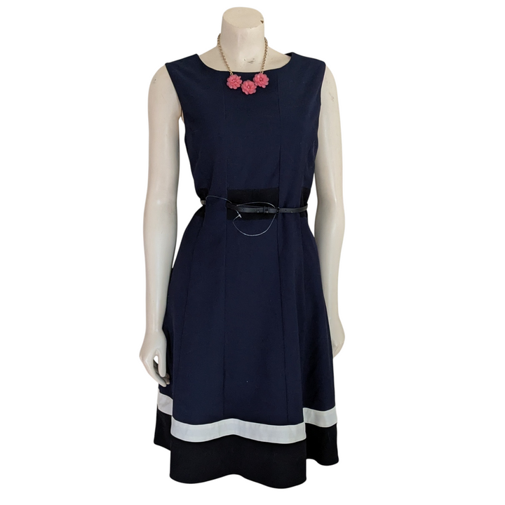 Calvin Klein Fit & Flare Dress Size 10 NWT