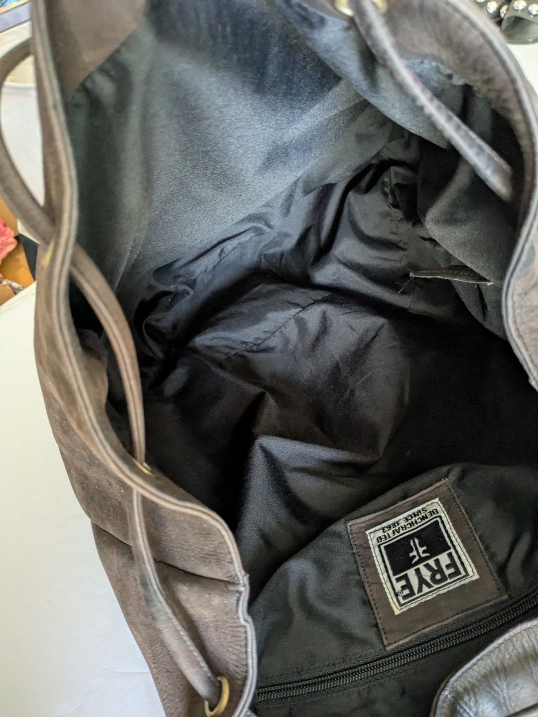 Frye Vintage Leather Backpack