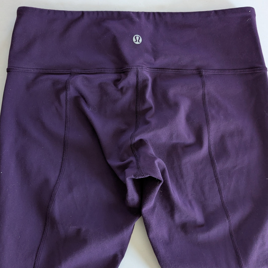 Lululemon Ruched Leggings Purple Size 8