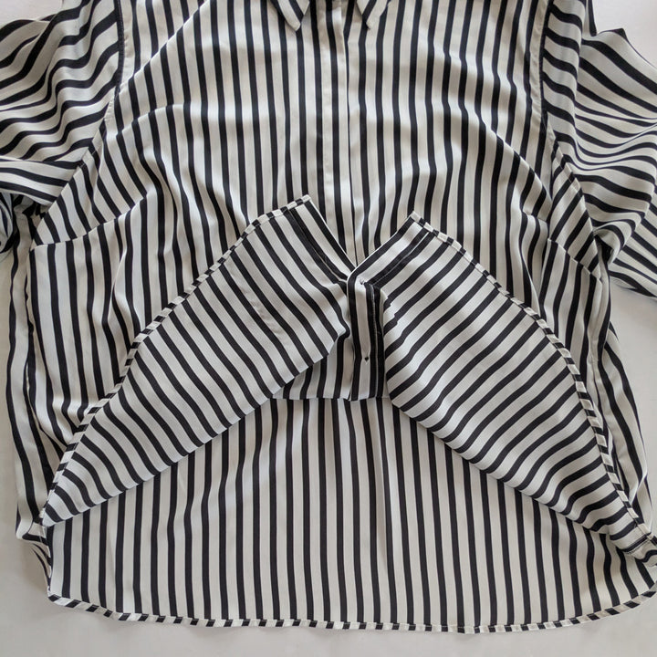 Rebel Striped Button Up Shirt Size 3X
