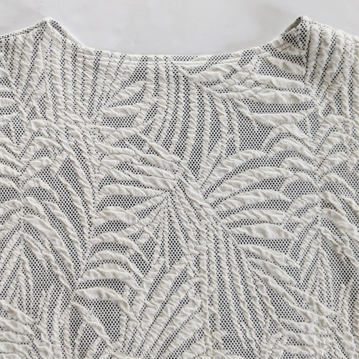 Akris Punto Palm Print Top Size XL