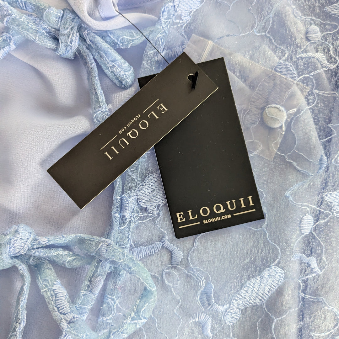 Elonquii Back Tie Lace Blouse Size 20