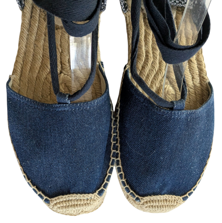 Soludos Denim Espadrilles Size 10