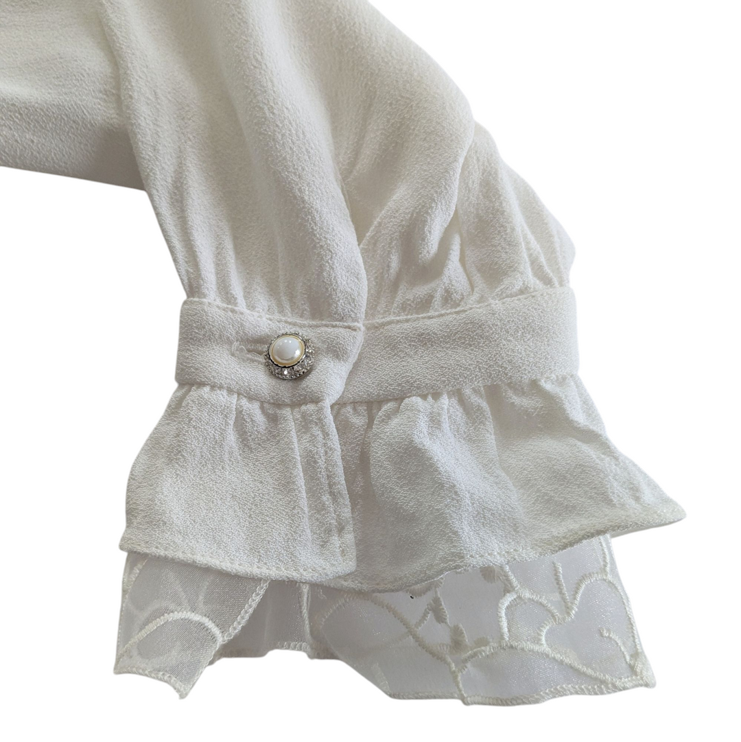 Paul & Joe Paris White Blouse Size 4