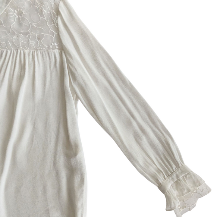 Paul & Joe Paris White Blouse Size 4