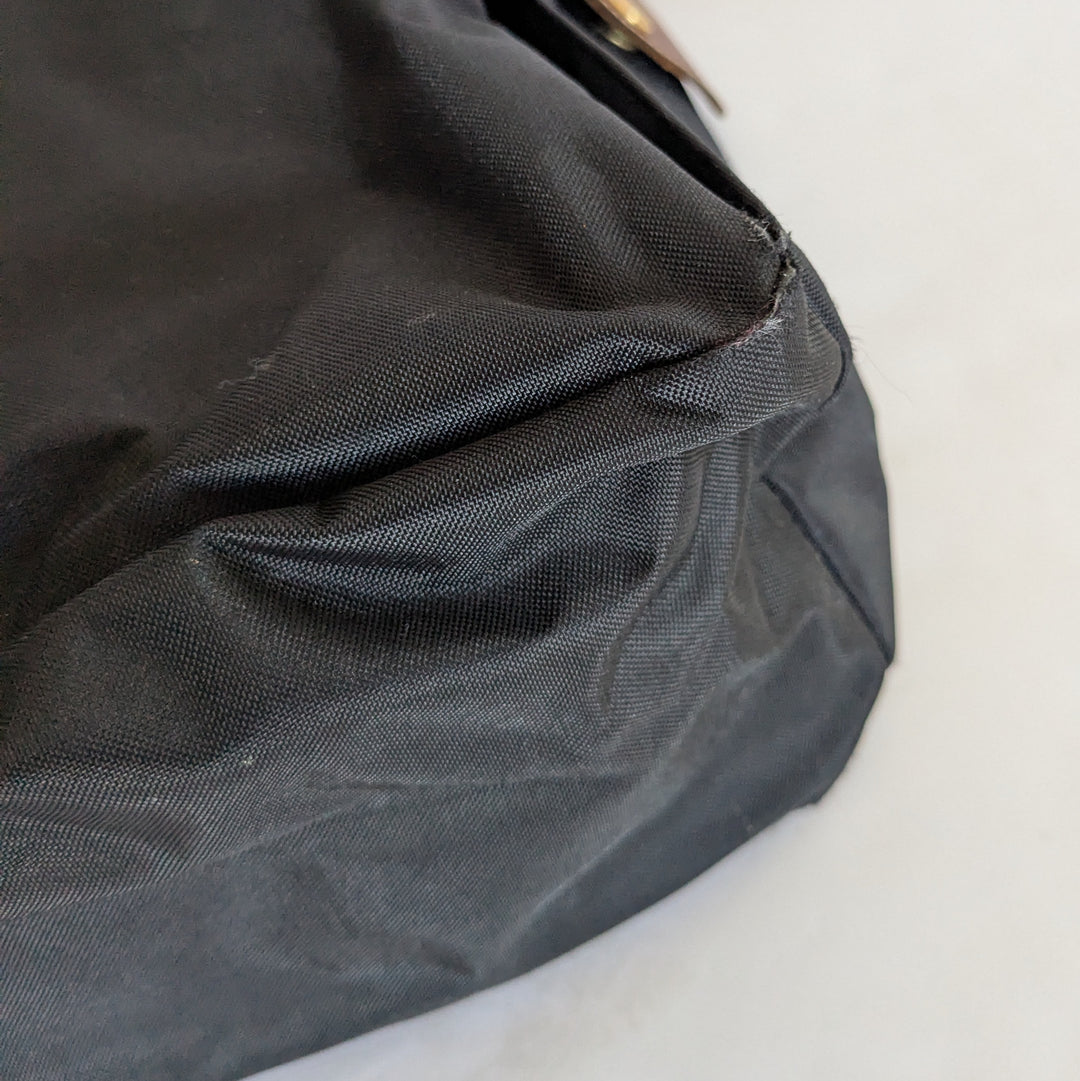 Longchamp Black Nylon Hobo Bag