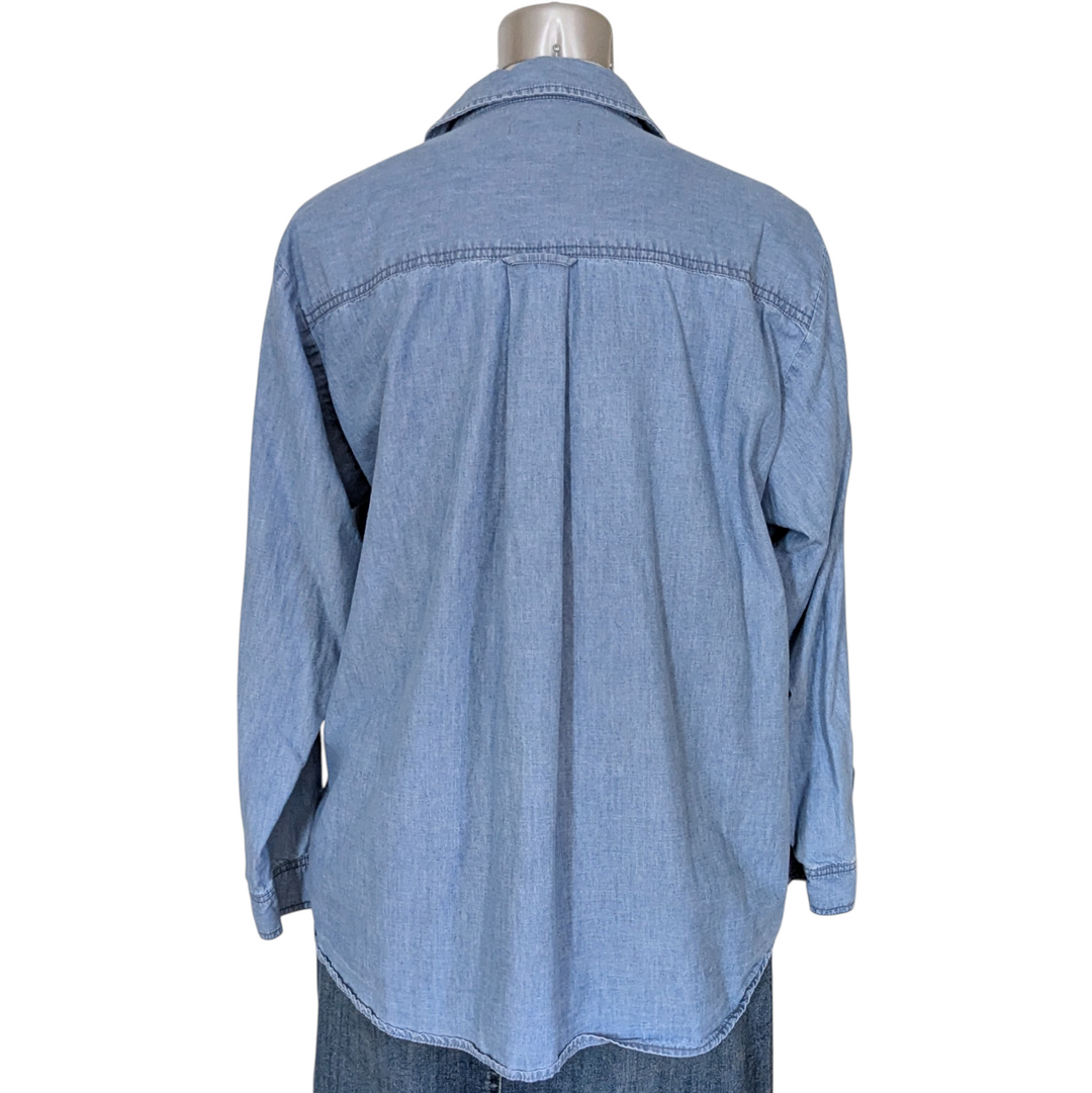 Anthropologie Pilcro Juni Chambray Shirt Size 1X