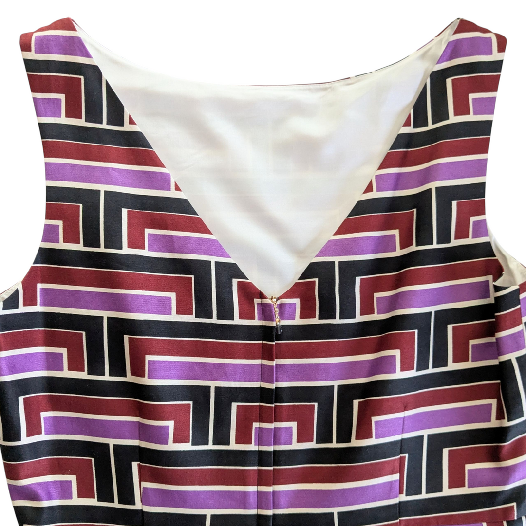 Kate Spade Cotton/Silk Sheath Dress Size 12