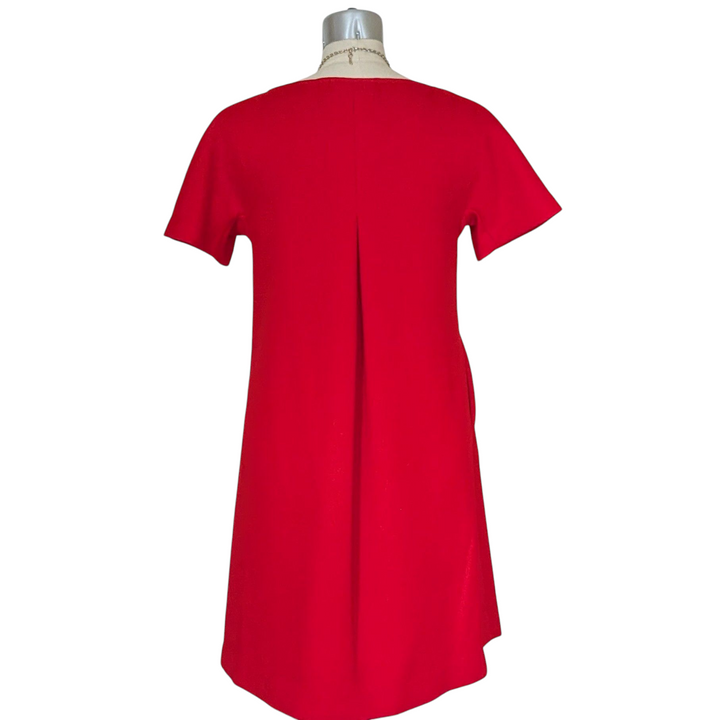 Adolfo Dominguez Red Pique Dress Size 40/6