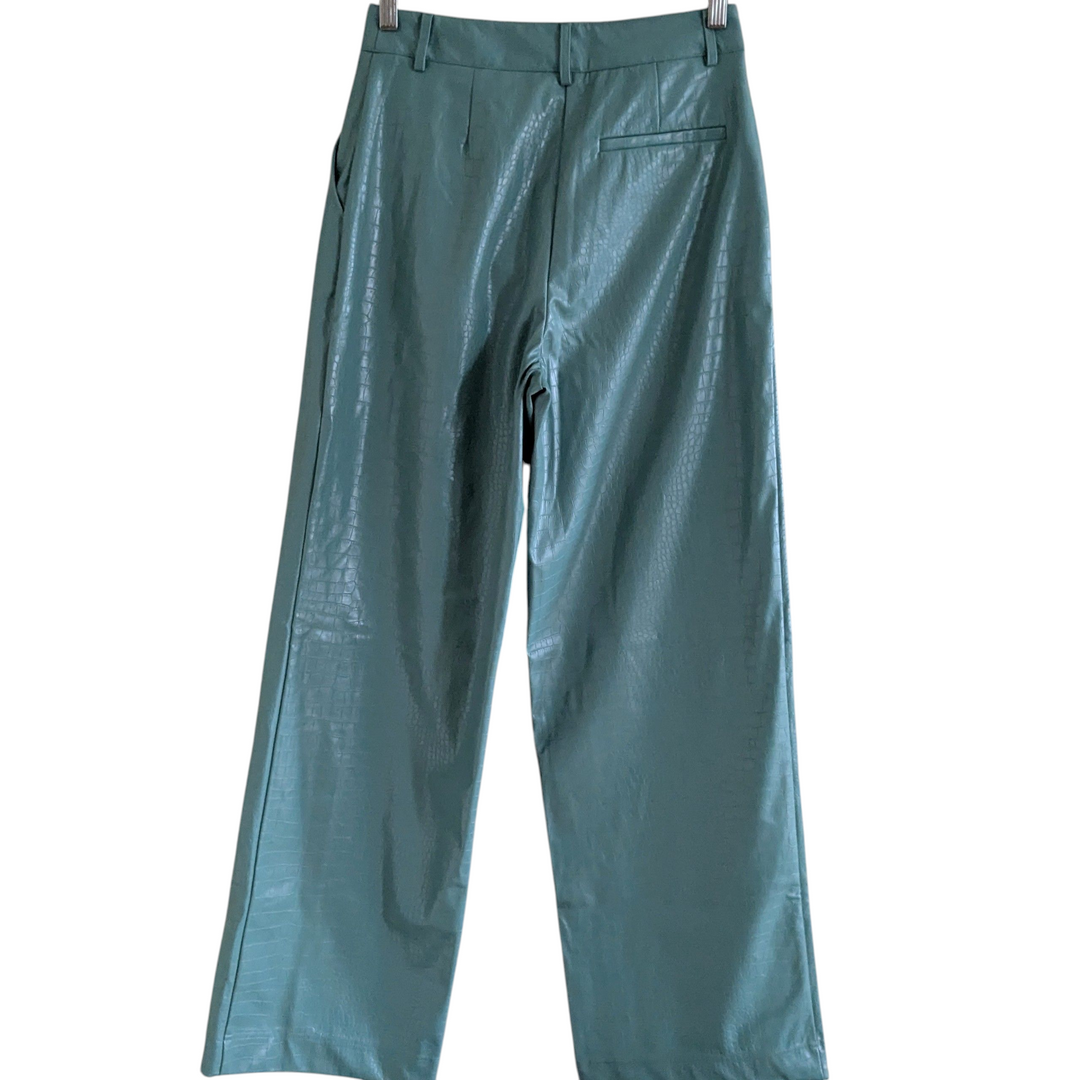 The Noli Shop Faux Croco Pants Size 4