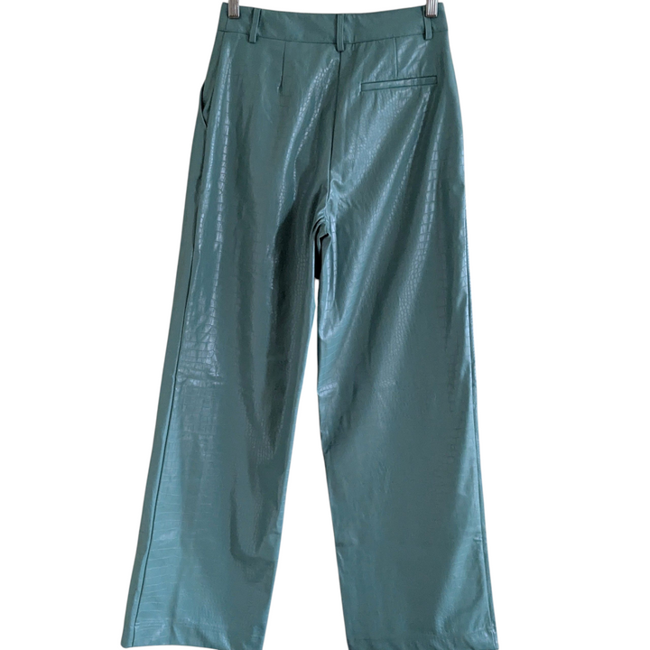 The Noli Shop Faux Croco Pants Size 4
