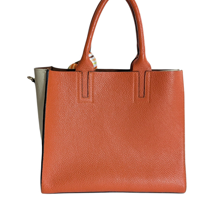 Avenue 67 Milano Orange Leather Tote