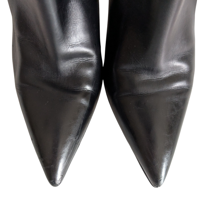 Cesare Paciotti Tall Leather Boots Size 36