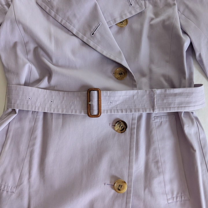 Burberry Lilac Trench Coat Size 38