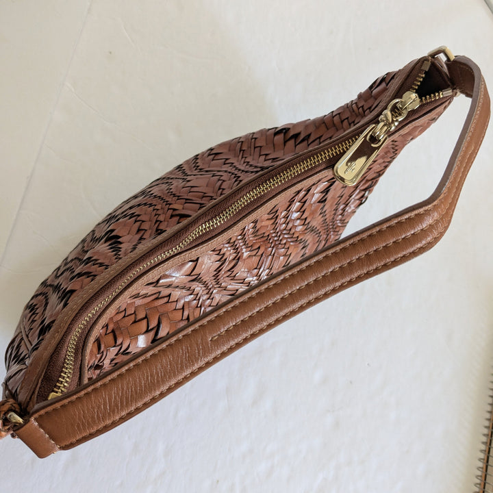 Cole Haan Woven Leather Hobo Bag