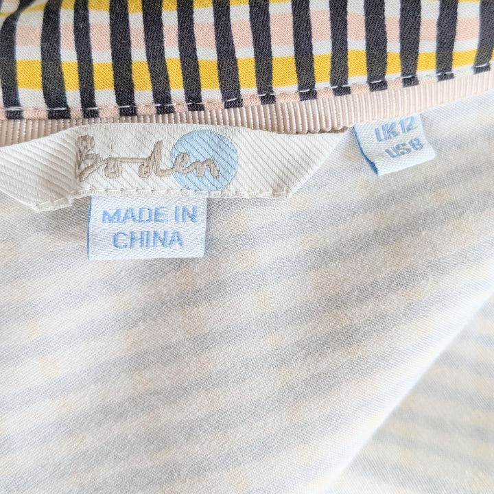 Boden Retro Style Top Size 8