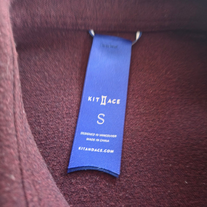 Kit & Ace Burgundy Shacket Size Small