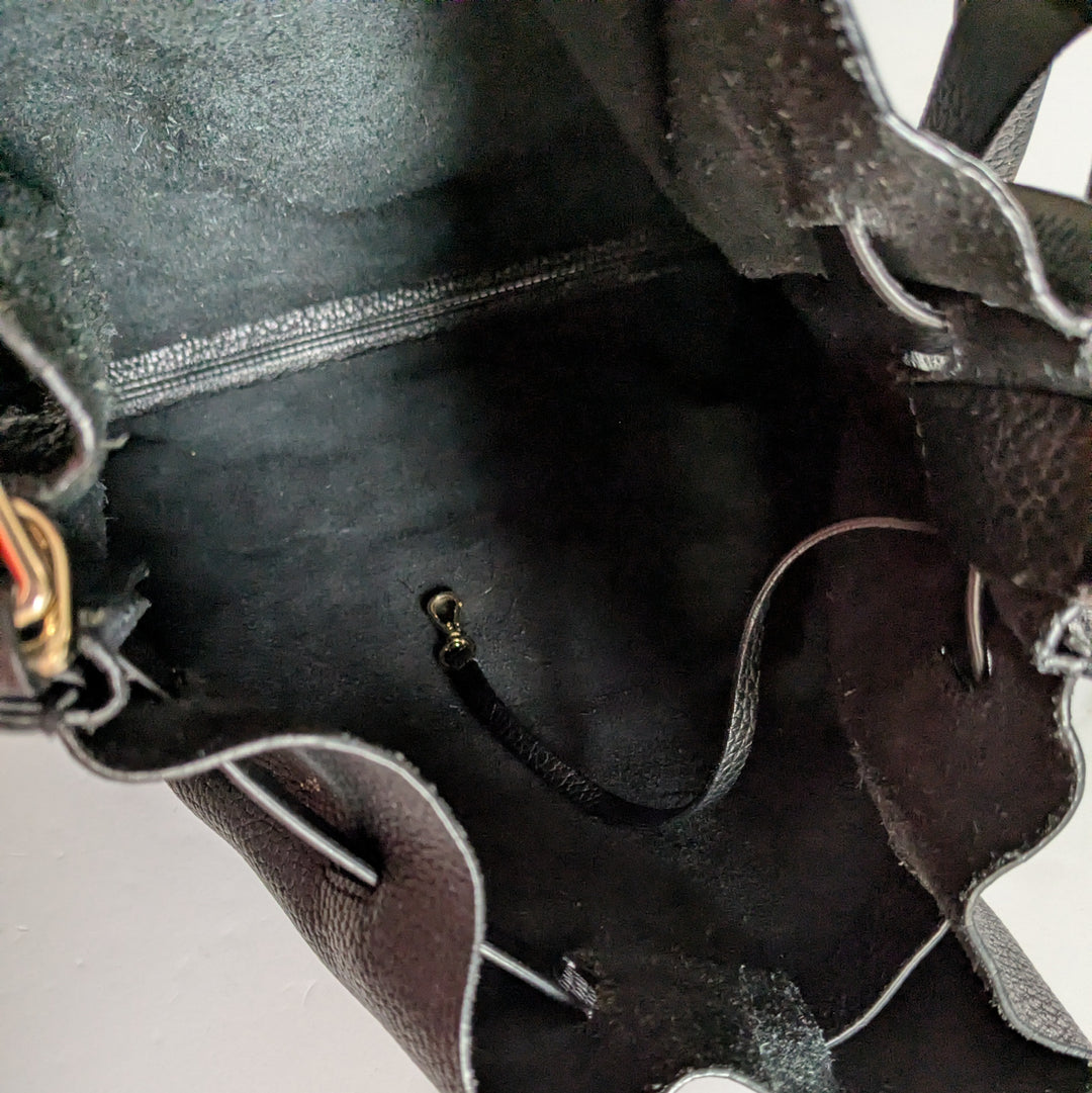 Tamara Mellon Leather Drawstring bag