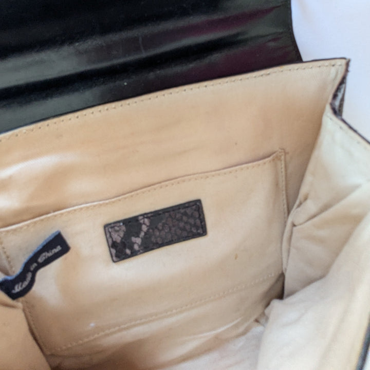 Alexis Hudson Reptile Print Leather Crossbody