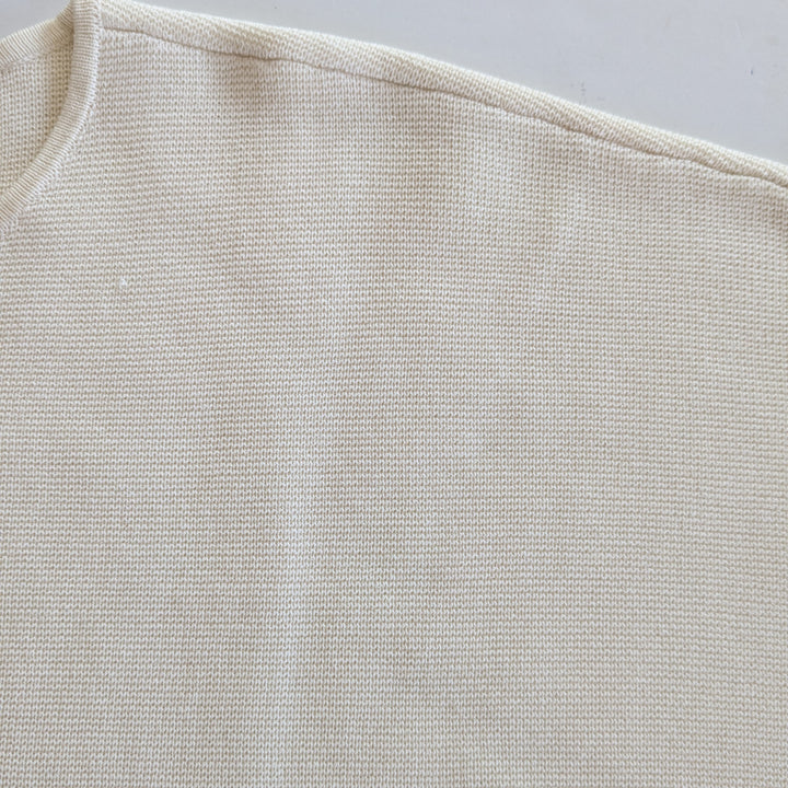 Eileen Fisher Cream Silk Top Size Large NWT