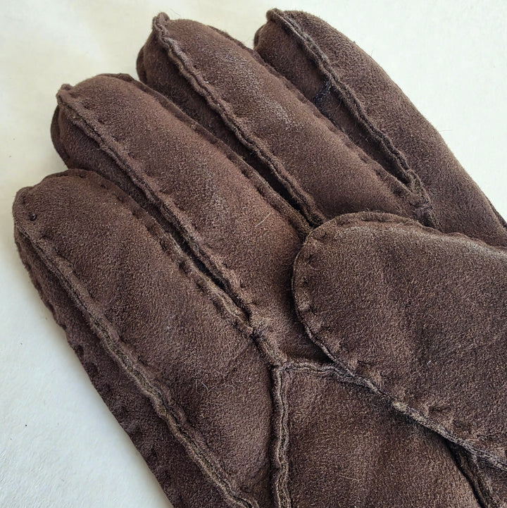 Surell Shearling Gloves Size Large