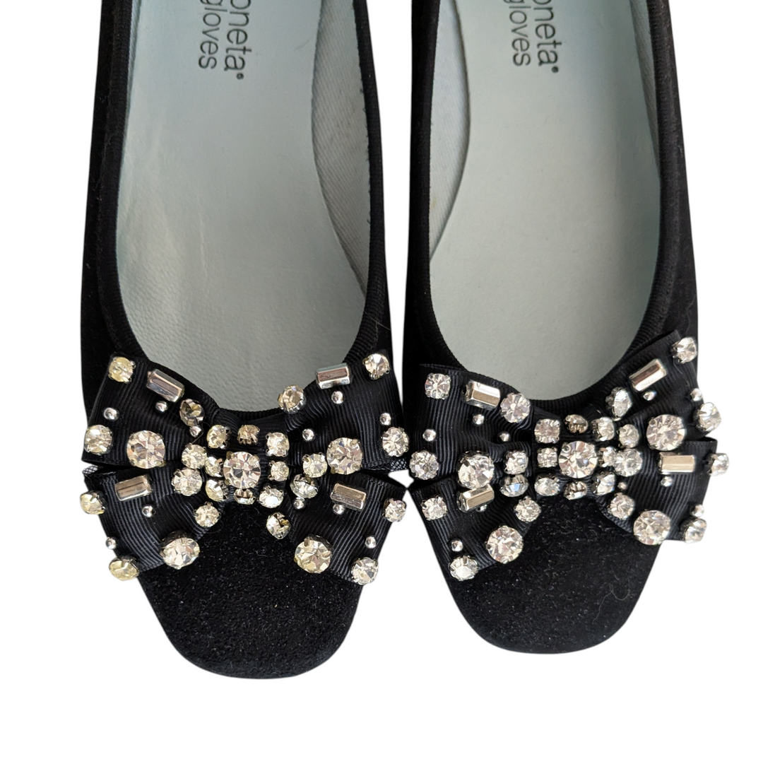 Sermoneta Gloves Suede Ballet Flats Size 36