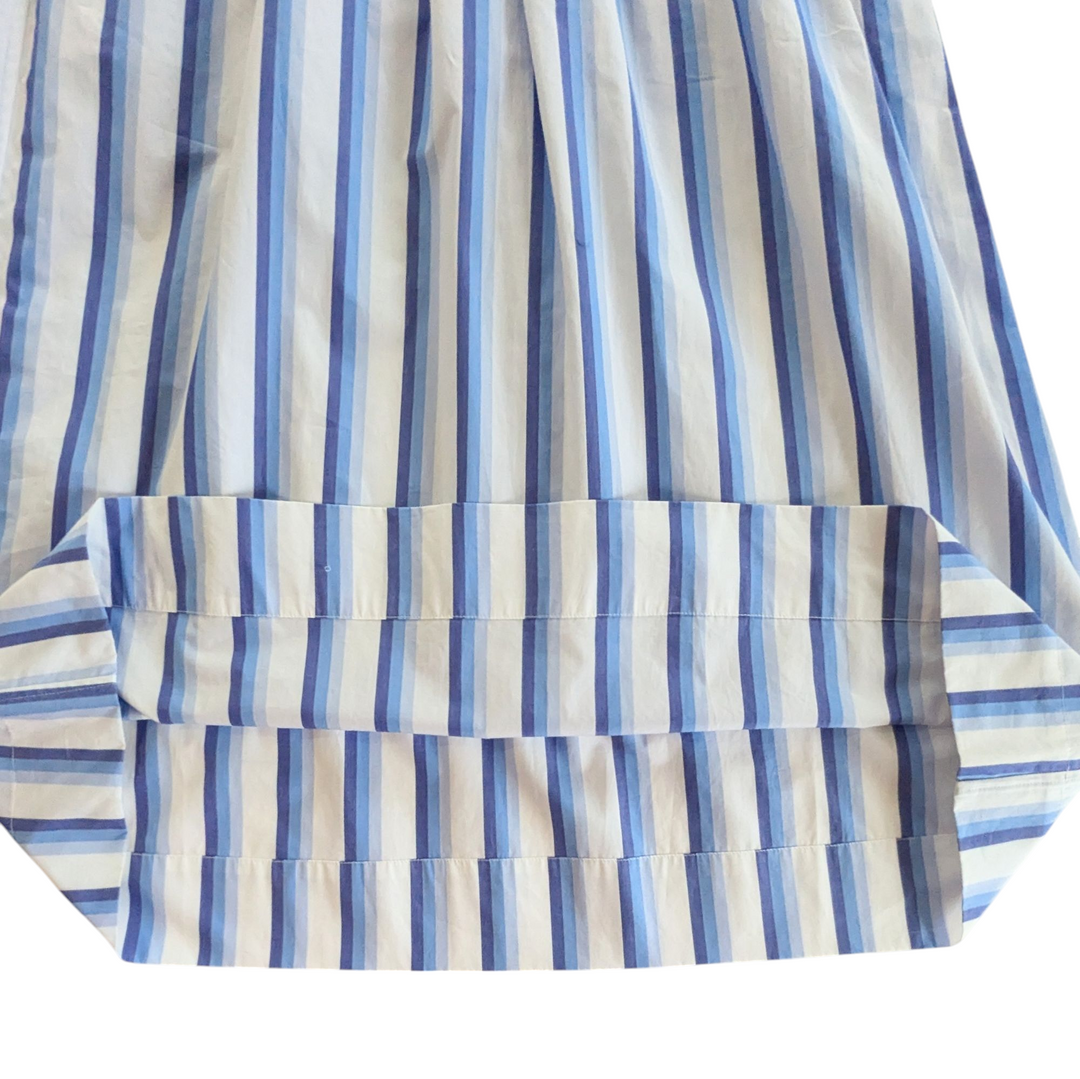 Ganni Striped Smocked Dress Size 34