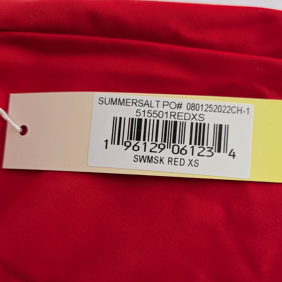 Summer Salt Red Swim Skirt Size XS