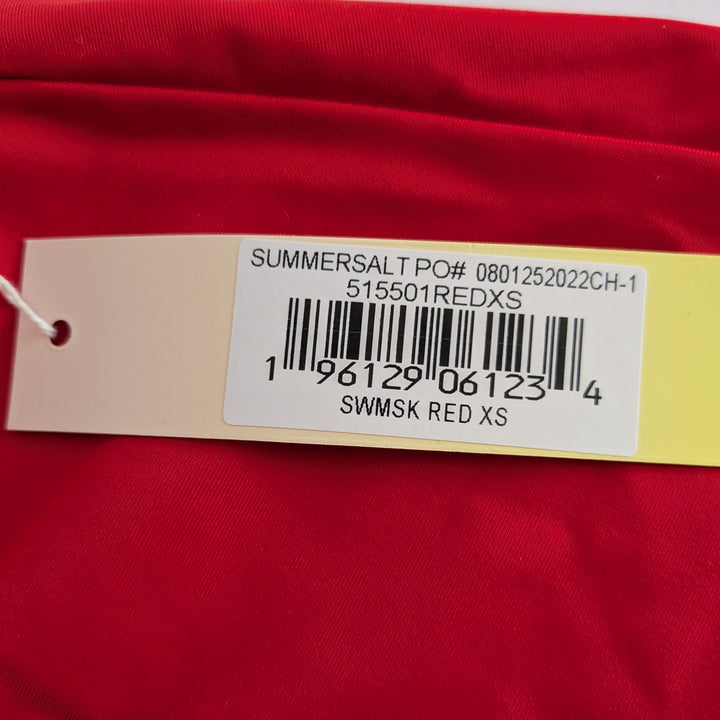 Summer Salt Red Swim Skirt Size XS