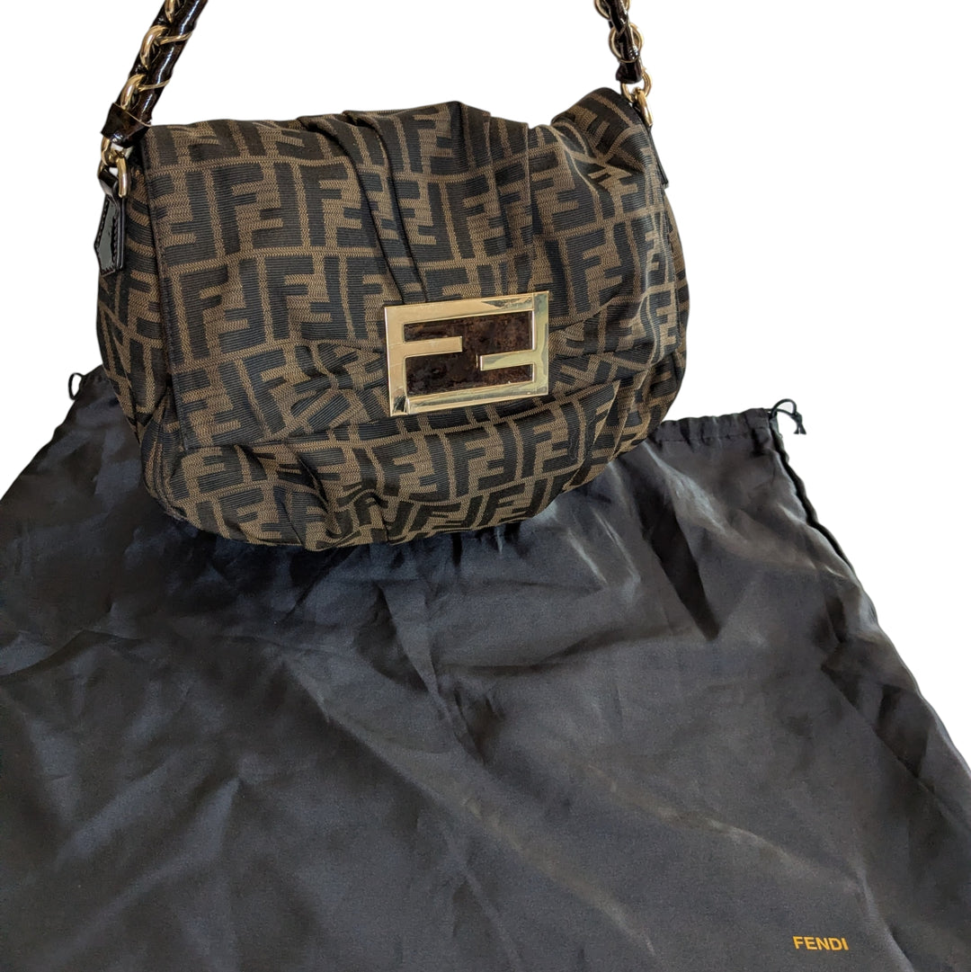 Fendi Mia Logo Shoulder Bag