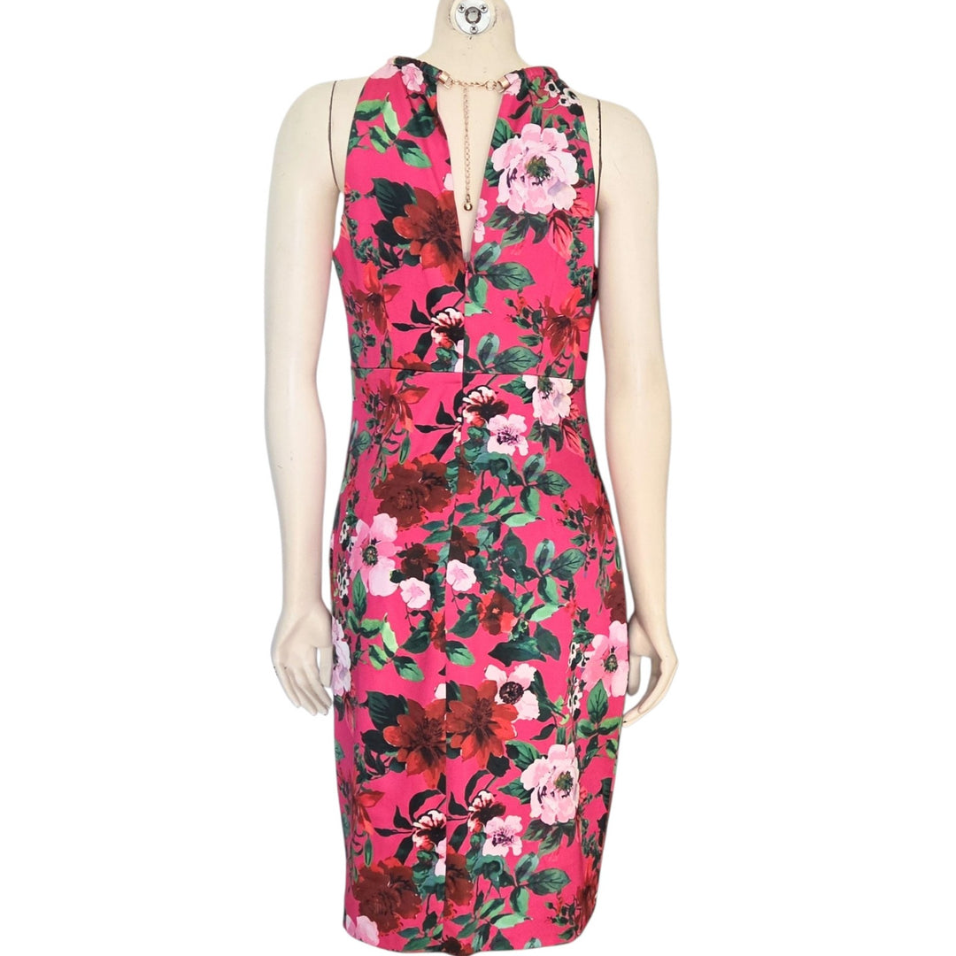 Eliza J Pink Floral Dress Size 8