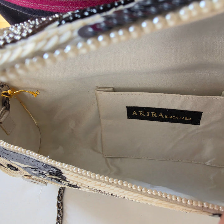 Akira Chicago Beaded Clutch NWT